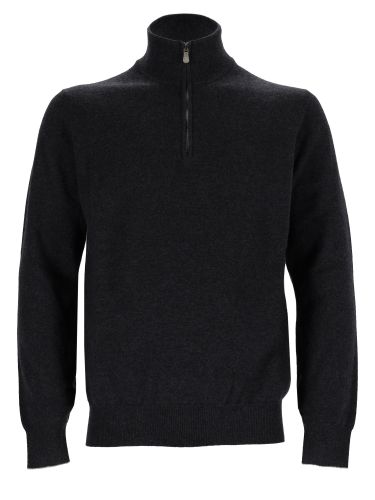 Maglia in cashmere con zip - brunello cucinelli - Modalova