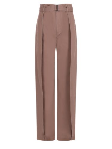 Pantalone barrel in ​​misto twill di cotone - lemaire - Modalova