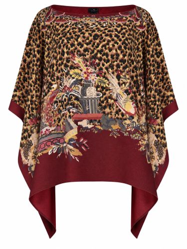 Etro top poncho con stampa - etro - Modalova