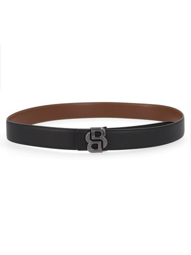 Cintura reversibile "b icon" con logo - boss - Modalova