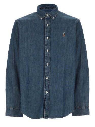 Polo ralph lauren camicia con logo - polo ralph lauren - Modalova