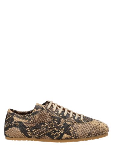 Sneaker in pelle effetto pitone - dries van noten - Modalova