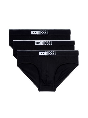 Diesel 3-pack slip in cotone - diesel - Modalova