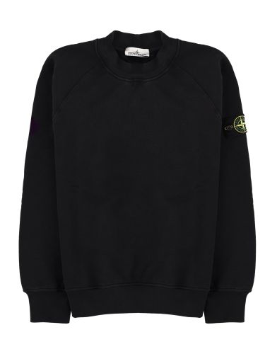 Stone island felpa con patch logo - stone island - Modalova