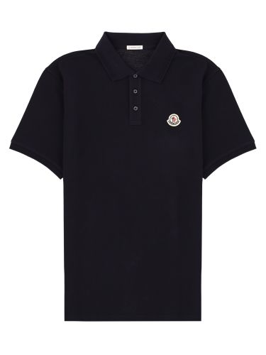 Moncler polo in cotone - moncler - Modalova