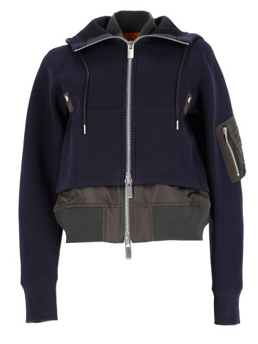 Sacai felpa in spugna con cappuccio - sacai - Modalova