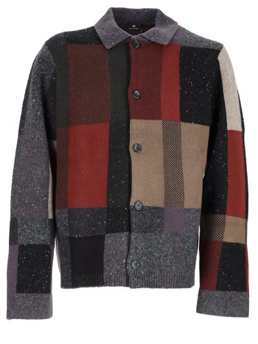 Cardigan in lana misto cotone - ps by paul smith - Modalova