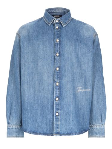 Jacquemus camicia in denim - jacquemus - Modalova