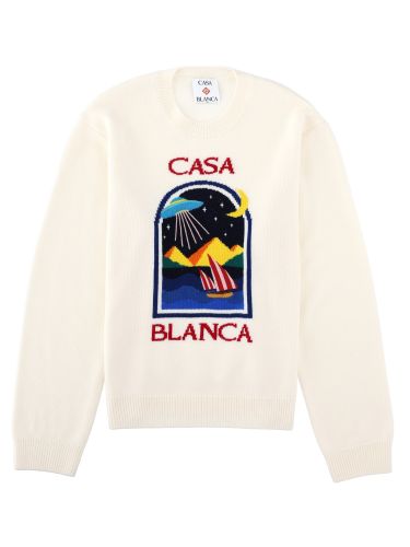 Maglia con logo e grafica - casablanca - Modalova