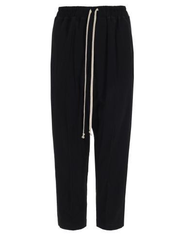 Pantalone "drawstring astaires" cropped - rick owens - Modalova