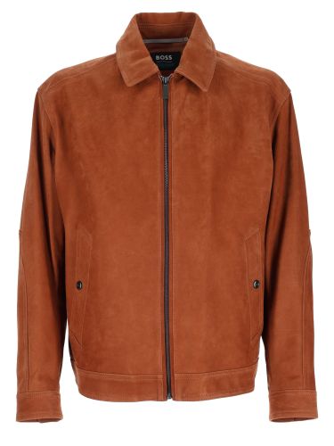 Boss giacca "minton" in pelle - boss - Modalova