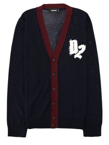 Dsquared2 cardigan in lana - dsquared2 - Modalova