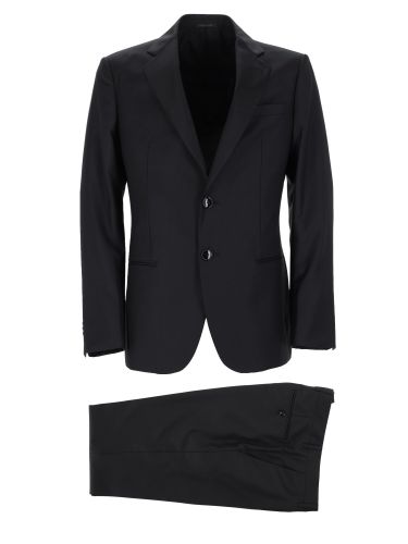 Abito linea soho monopetto in lana - giorgio armani - Modalova