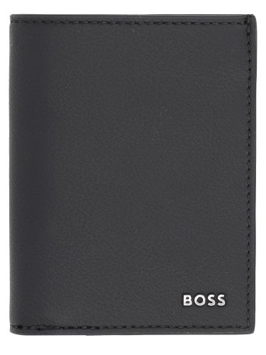 Portafoglio "jace" bifold con logo - boss - Modalova