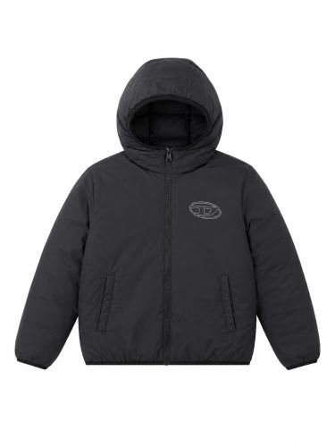 Giacca con cappuccio n nylon imbottito - diesel - Modalova