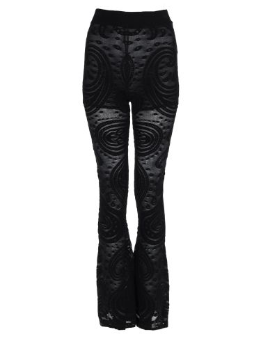 Pantalone svasato in jacquard trasparente - etro - Modalova