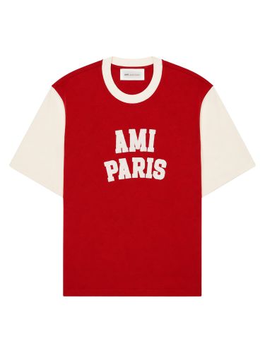 Ami paris t-shirt con logo - ami paris - Modalova