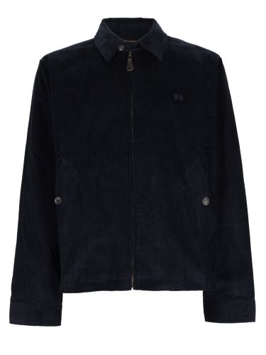 Giacca "drew" a coste con zip - wales bonner - Modalova