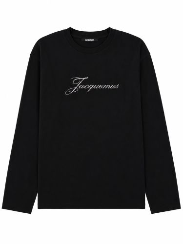T-shirt a maniche lunghe con logo - jacquemus - Modalova