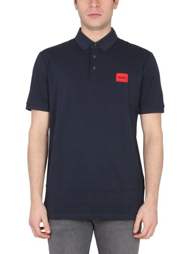 Hugo polo con patch logo - hugo - Modalova