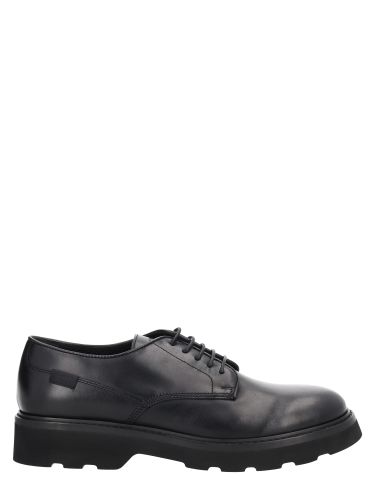 Woolrich stringata in pelle - woolrich - Modalova