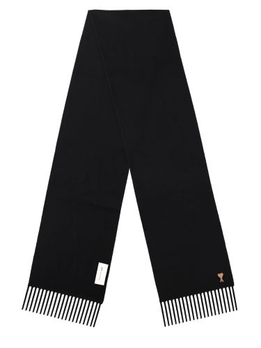 Ami paris sciarpa con logo - ami paris - Modalova