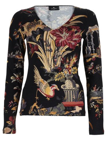 Etro top a maniche lunghe - etro - Modalova