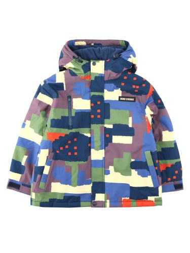 Giacca da sci anorak con stampa "paint forest" - bobo choses - Modalova