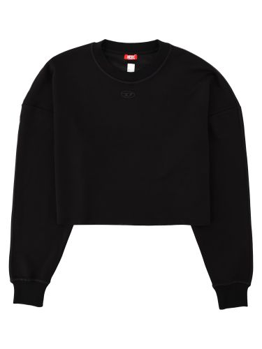 Diesel top crop in scuba con logo - diesel - Modalova