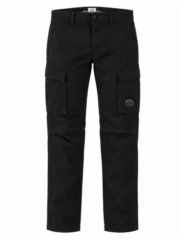 C. p. company pantalone cargo in raso di cotone stretch - c.p. company - Modalova