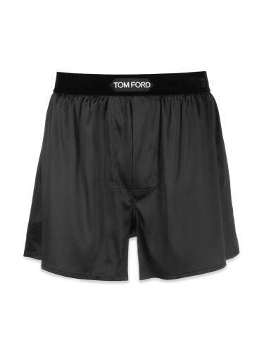 Tom ford boxer in seta - tom ford - Modalova