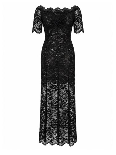 Rabanne abito midi in pizzo - rabanne - Modalova