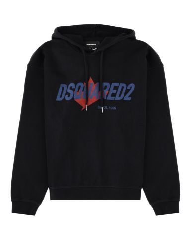 Dsquared felpa con stampa logo - dsquared - Modalova