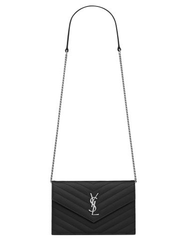 Portafoglio con catena "envelope cassandre" - saint laurent - Modalova