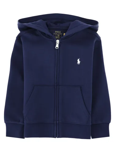 Felpa con zip intera e cappuccio - polo ralph lauren - Modalova