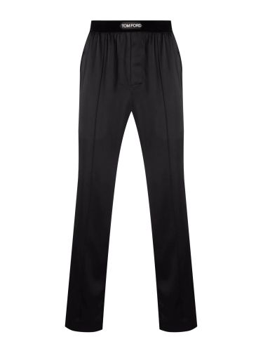 Tom ford pantalone pigiama in seta - tom ford - Modalova