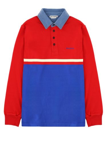 Jw anderson polo in cotone con logo - jw anderson - Modalova