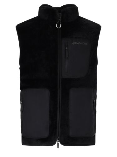 Gilet reversibile imbottito in piuma - moncler - Modalova