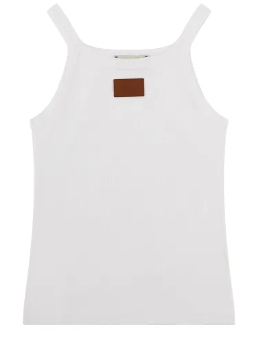 Fendi tank top in cotone - fendi - Modalova