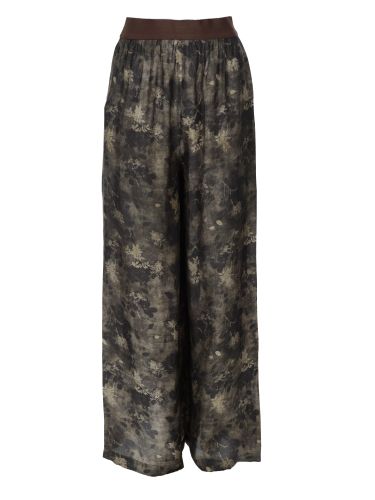 Pantalone ampio in viscosa e cupro - uma wang - Modalova