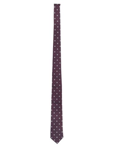Cravatta in jacquard di seta - saint laurent - Modalova