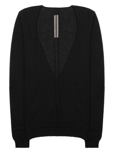 Maglia con scollo a v profondo - rick owens - Modalova