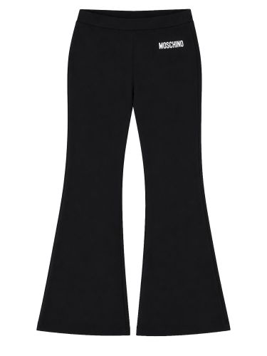 Moschino pantalone flared con logo - moschino - Modalova