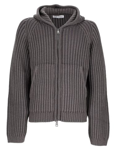 Maglia in lana merino con zip e cappuccio - our legacy - Modalova