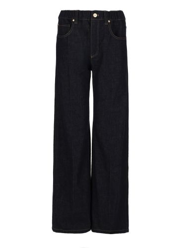 Jeans in denim di cotone - brunello cucinelli - Modalova