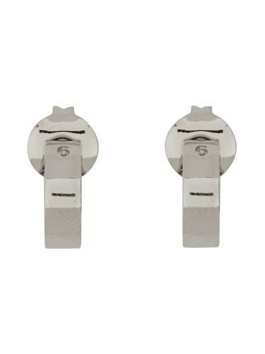 Orecchini con logo - mm6 maison margiela - Modalova