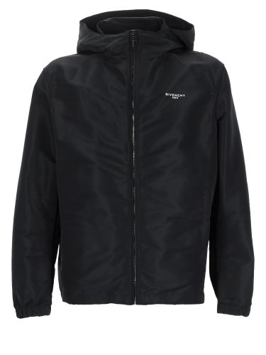 Giacca "windbreaker" con logo - givenchy - Modalova