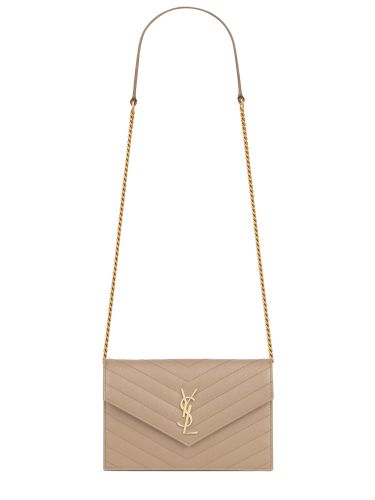 Portafoglio con catena "envelope cassandre" - saint laurent - Modalova