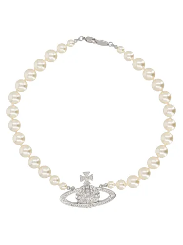 Collana di perle con orb - vivienne westwood - Modalova