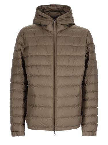 Piumino corto "solienn" con cappuccio - moncler - Modalova